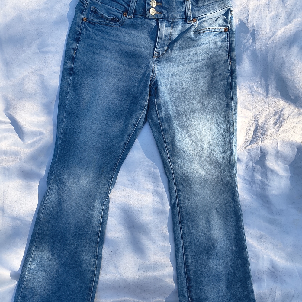 American Eagle Light Blue Flare Jeans